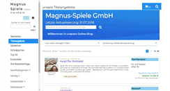 Desktop Screenshot of magnus-spiele.de